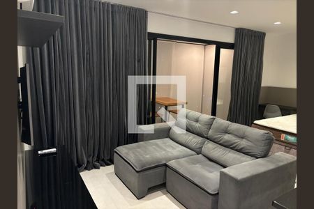 Foto 02 de apartamento para alugar com 1 quarto, 36m² em Campo Belo, São Paulo