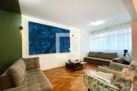 Sala de apartamento à venda com 3 quartos, 200m² em Funcionários, Belo Horizonte