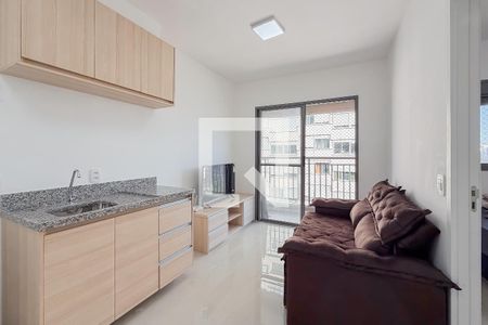 Sala de apartamento para alugar com 1 quarto, 28m² em Liberdade, São Paulo