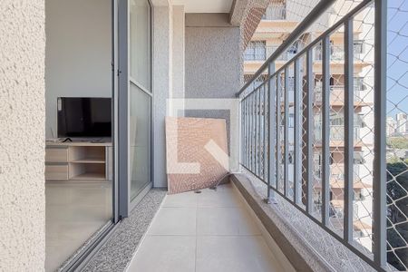 Varanda da Sala de apartamento para alugar com 1 quarto, 28m² em Liberdade, São Paulo