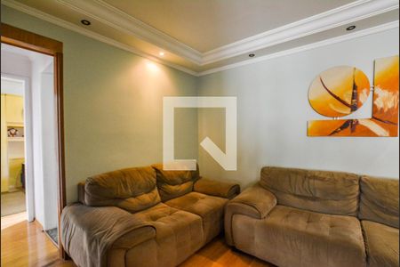 Sala de apartamento à venda com 3 quartos, 80m² em Vila Apiai, Santo André