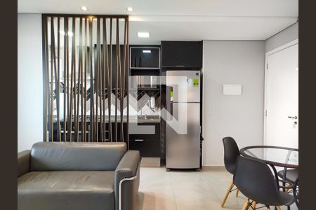 Sala de apartamento para alugar com 1 quarto, 40m² em Vila Regente Feijó, São Paulo