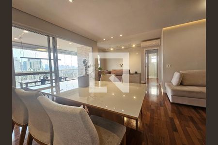 Sala de apartamento à venda com 3 quartos, 116m² em Brooklin, São Paulo