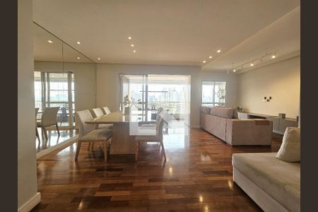 Sala de apartamento à venda com 3 quartos, 116m² em Brooklin, São Paulo