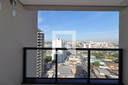 Sacada da Sala de apartamento à venda com 2 quartos, 58m² em Vila Valparaíso, Santo André