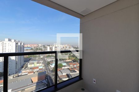 Sacada da Sala de apartamento à venda com 2 quartos, 58m² em Vila Valparaíso, Santo André
