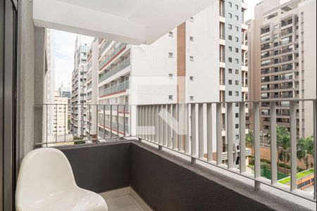 Varanda do Quarto de kitnet/studio à venda com 1 quarto, 25m² em Pinheiros, São Paulo