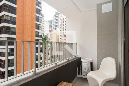 Varanda do Quarto de kitnet/studio à venda com 1 quarto, 25m² em Pinheiros, São Paulo