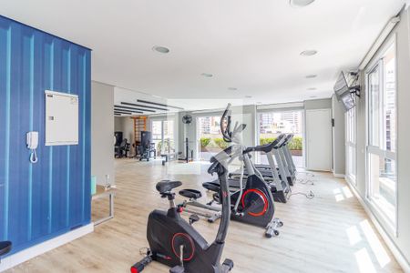 Área comum - Academia de kitnet/studio para alugar com 1 quarto, 25m² em Jardim Paulista, São Paulo