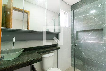 Banheiro de kitnet/studio para alugar com 1 quarto, 29m² em Vila Mafra, São Paulo