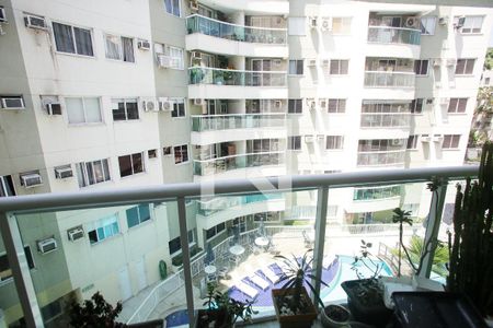 Varanda da Sala de apartamento para alugar com 3 quartos, 74m² em Freguesia (jacarepaguá), Rio de Janeiro