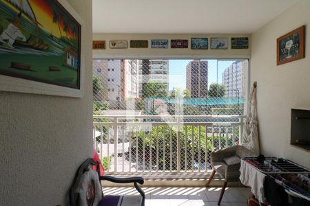 Varanda da Sala de apartamento à venda com 3 quartos, 98m² em Cerâmica, São Caetano do Sul