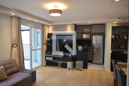 Sala de apartamento para alugar com 2 quartos, 70m² em Campestre, Santo André