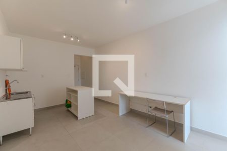Sala/Cozinha de apartamento para alugar com 1 quarto, 39m² em Bela Vista, São Paulo