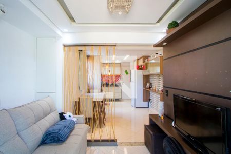 Sala de apartamento para alugar com 1 quarto, 36m² em Vila Guiomar, Santo André