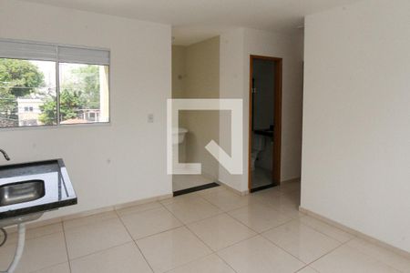 Sala e Cozinha de apartamento à venda com 2 quartos, 38m² em Chácara Califórnia, São Paulo