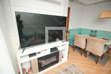 Sala de apartamento à venda com 3 quartos, 67m² em Vila Metalúrgica, Santo André