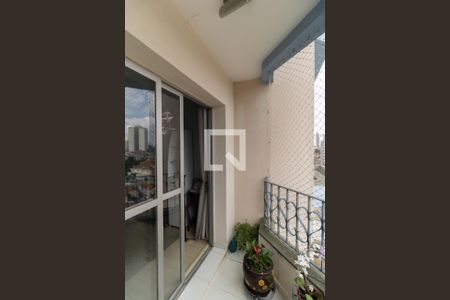 Varanda da Sala de apartamento à venda com 2 quartos, 65m² em Vila Gumercindo, São Paulo
