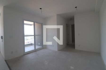 Sala de apartamento à venda com 2 quartos, 50m² em Vila Alzira, Santo André