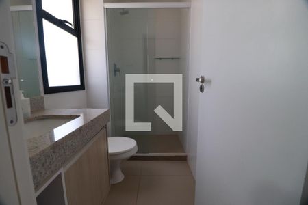 Banheiro suite 1 de apartamento para alugar com 3 quartos, 135m² em Bonfim Paulista, Ribeirão Preto