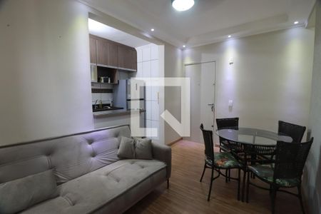Sala de apartamento para alugar com 2 quartos, 48m² em Residencial Jequitibá, Ribeirão Preto