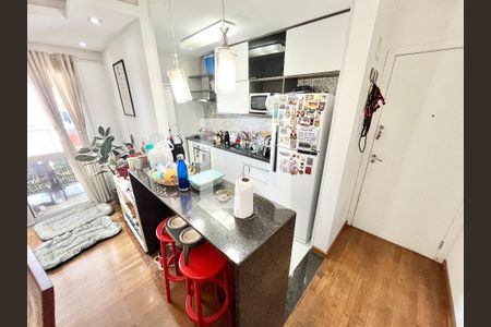 Sala/Cozinha de apartamento à venda com 2 quartos, 74m² em Carandiru, São Paulo