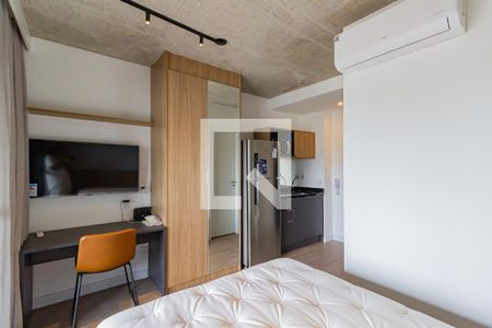 Sala/Quarto de kitnet/studio para alugar com 1 quarto, 24m² em Brooklin, São Paulo
