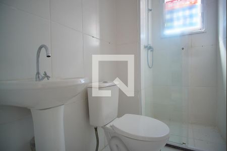 Banheiro da Suíte de apartamento à venda com 3 quartos, 60m² em Jardim Itu, Porto Alegre