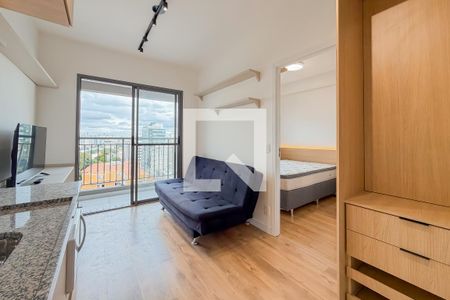 Sala de apartamento para alugar com 1 quarto, 28m² em Liberdade, São Paulo