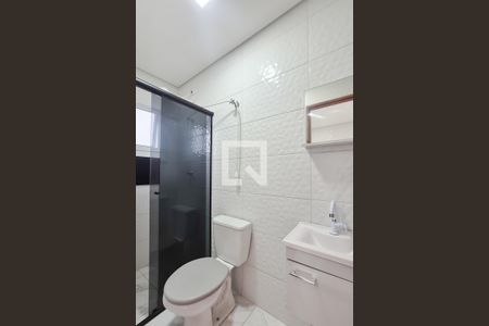 Banheiro Social de kitnet/studio para alugar com 1 quarto, 58m² em Centro, São Bernardo do Campo