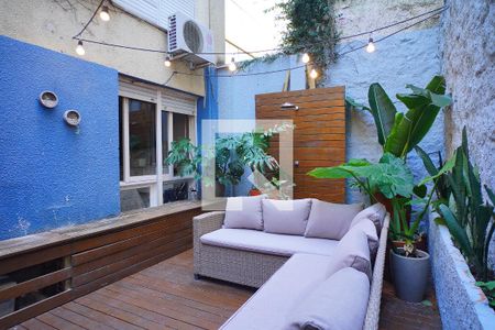 Pátio  de apartamento à venda com 3 quartos, 129m² em Petrópolis, Porto Alegre