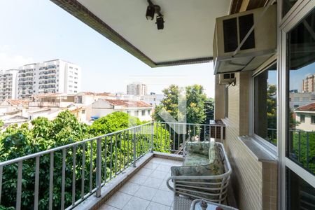 Varanda da Sala de apartamento à venda com 3 quartos, 123m² em Maracanã, Rio de Janeiro