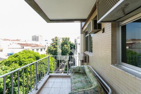 Varanda da Sala de apartamento à venda com 3 quartos, 123m² em Maracanã, Rio de Janeiro