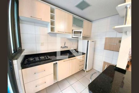 Sala/Cozinha de apartamento para alugar com 1 quarto, 34m² em Jardim Botânico, Porto Alegre