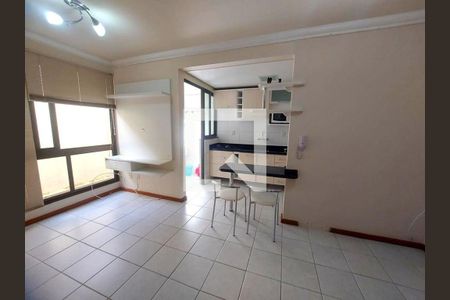 Sala/Cozinha de apartamento para alugar com 1 quarto, 34m² em Jardim Botânico, Porto Alegre