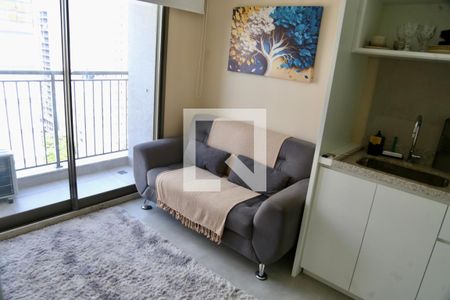 Sala de apartamento para alugar com 1 quarto, 29m² em Campo Belo, São Paulo