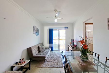 Sala de apartamento para alugar com 1 quarto, 66m² em Vila Caiçara, Praia Grande