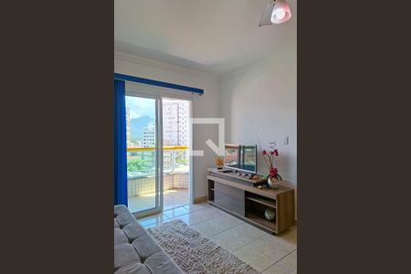 Sala de apartamento para alugar com 1 quarto, 66m² em Vila Caiçara, Praia Grande