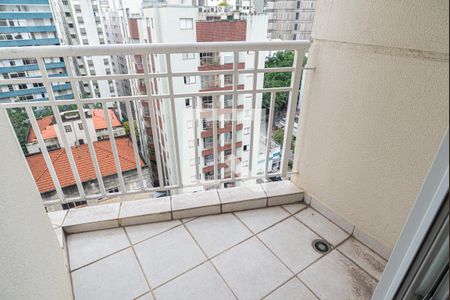 Varanda da Sala de apartamento para alugar com 1 quarto, 42m² em Consolação, São Paulo