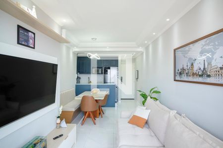 Sala de apartamento à venda com 3 quartos, 62m² em Campestre, São Caetano do Sul