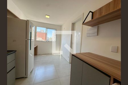 Sala/Cozinha de apartamento para alugar com 1 quarto, 25m² em Barra Funda, São Paulo