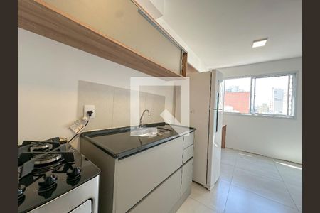 Sala/Cozinha de apartamento para alugar com 1 quarto, 25m² em Barra Funda, São Paulo