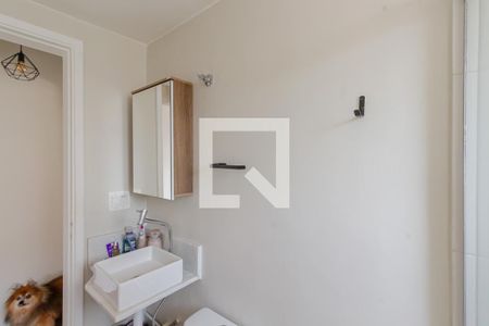 Banheiro de kitnet/studio para alugar com 1 quarto, 36m² em Indianópolis, São Paulo