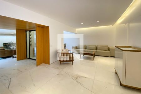 Sala de apartamento para alugar com 4 quartos, 303m² em Vila da Serra, Nova Lima