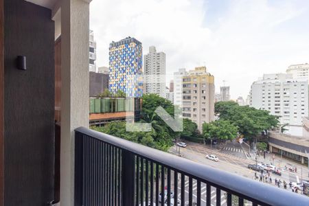 Vista/Varanda de kitnet/studio à venda com 1 quarto, 18m² em Pinheiros, São Paulo