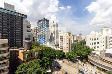 Vista/Varanda de kitnet/studio à venda com 1 quarto, 25m² em Pinheiros, São Paulo