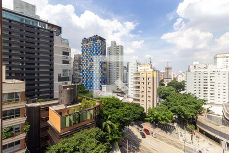 Vista/Varanda de kitnet/studio à venda com 1 quarto, 22m² em Pinheiros, São Paulo