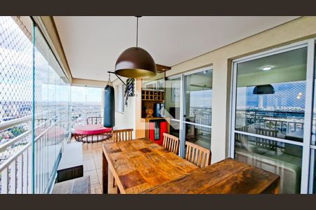 Varanda da Sala de apartamento para alugar com 3 quartos, 91m² em Vila Augusta, Guarulhos