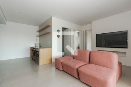 Sala de apartamento para alugar com 2 quartos, 92m² em Santo Amaro, São Paulo