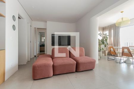 Sala de apartamento para alugar com 2 quartos, 92m² em Santo Amaro, São Paulo